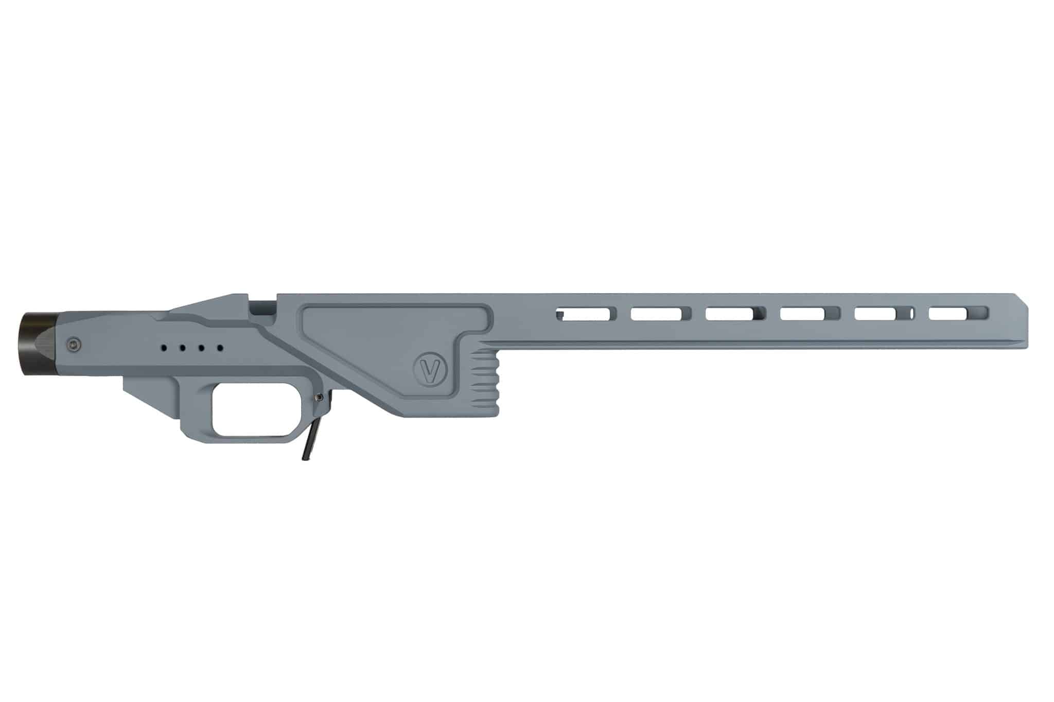 Vision-Hybrid Chassis Tikka SA Short Action -  Combat Grey Hybrid Chassis Base