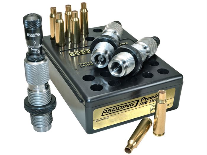 REDDING .243 WIN Premium DeLux MASA 3-teilig + Voll- und Halskalibriermatrize