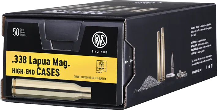 50 HÜLSEN RWS .338Lapua Magnum