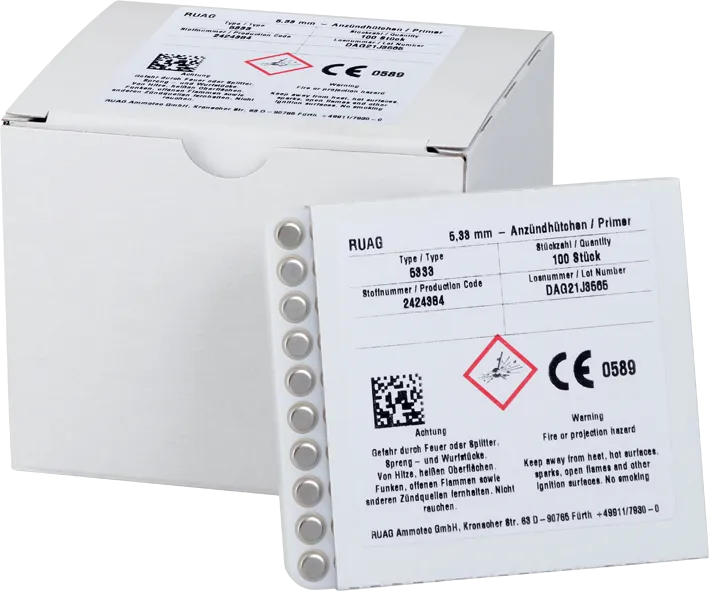 100 ZÜNDER RWS LARGE RIFLE MAG