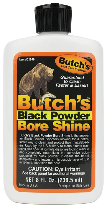 BUTCH BLACK POWDER BORE SHINE 8 oz (256 ml) Schwarzpulver Laufreiniger