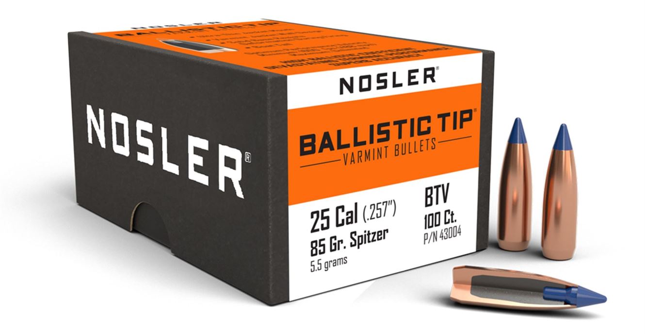 100 BALLISTIC TIP .257-85 Varmint