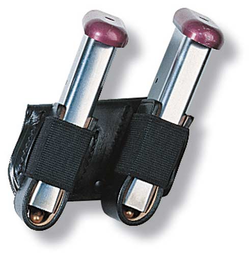 PROFI-BOX DOUBLE 9MM PARA Wettkampf-Magazinbox braun Mod. 38 SA zweireihig (22x32mm