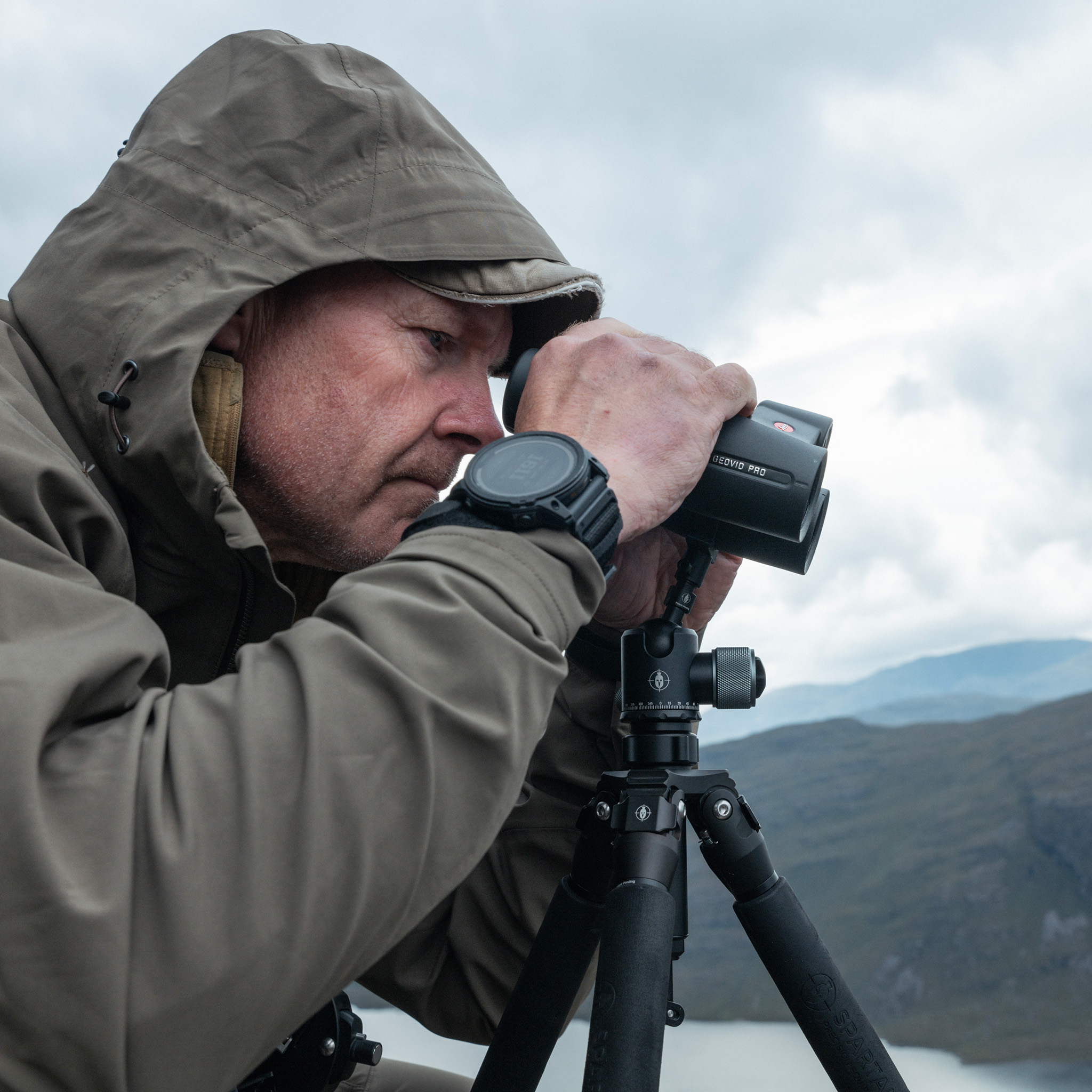 Spartan Ascent Woodland Gen 2 Dreibein - inkl. Davros Gen 2 Dreifach ausziehbar