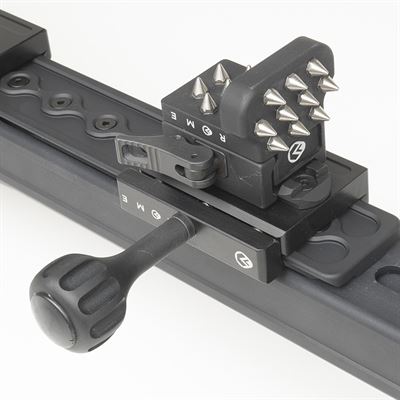 Barricade System Anschlag für Picatinny Rail schwarz Alu mit Pica Quick Detachibale