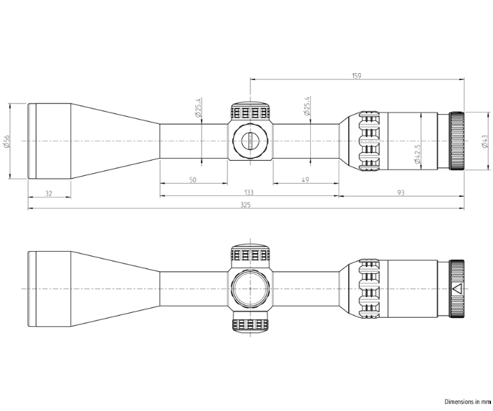 KAHLES Helia3 3-10x50i ABS 4-Dot 1cm/100m 1''m Mittelrohr