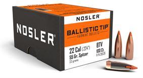 100 BALLISTIC TIP .224 55Grs Varmint