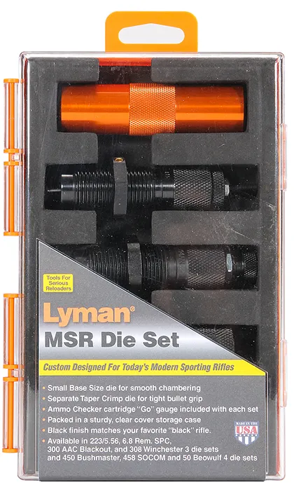 LYMAN 9MM PARA MSR 4 tlg.Matrizensatz small Base Taper Crimp Matrize