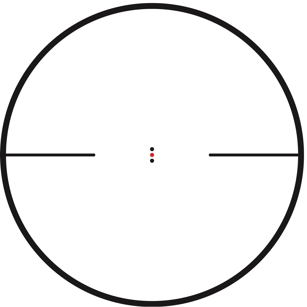 KAHLES ZF K18i 1-8x24 Abs. IPSC 1cm/100m Abs. IPSC 1cm/100m