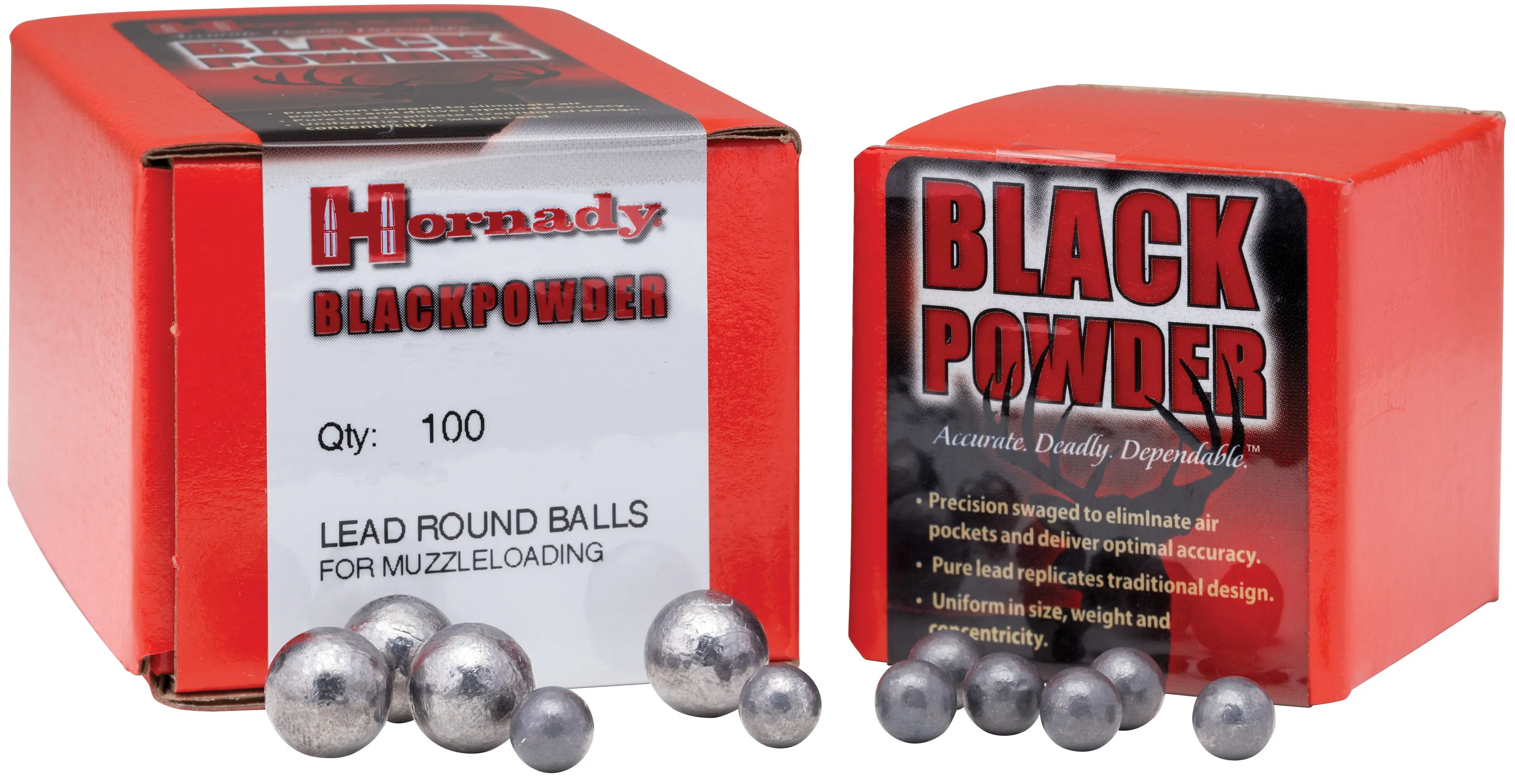 100 Hornady Rundkugeln .310