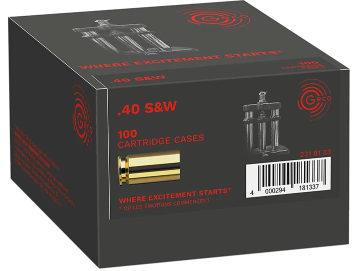 100  GECO HÜLSEN .40 S&W