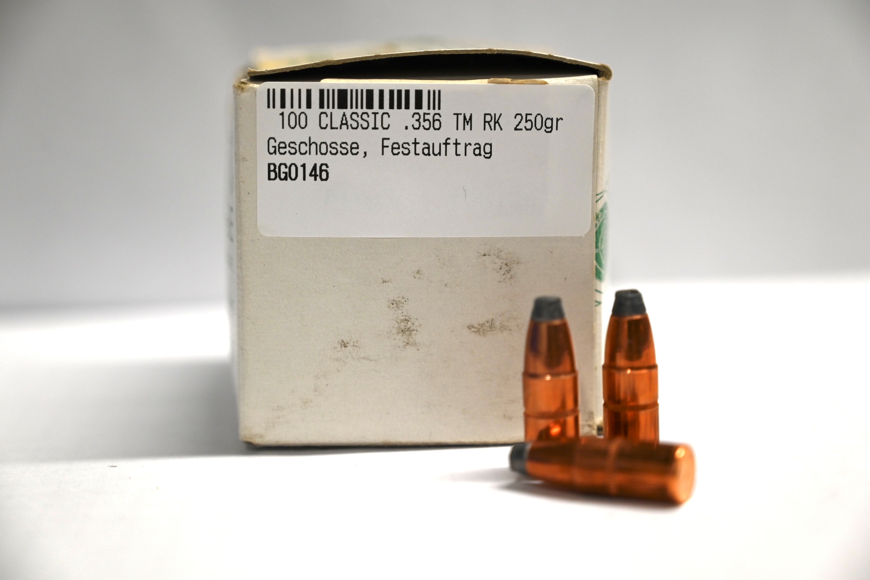 100 CLASSIC .356 TM RK 250grs Geschosse, Festauftrag