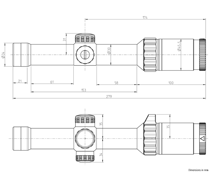 KAHLES K16i 1-6x24 ABS 3GR 1cm/100m 1''m Mittelrohr