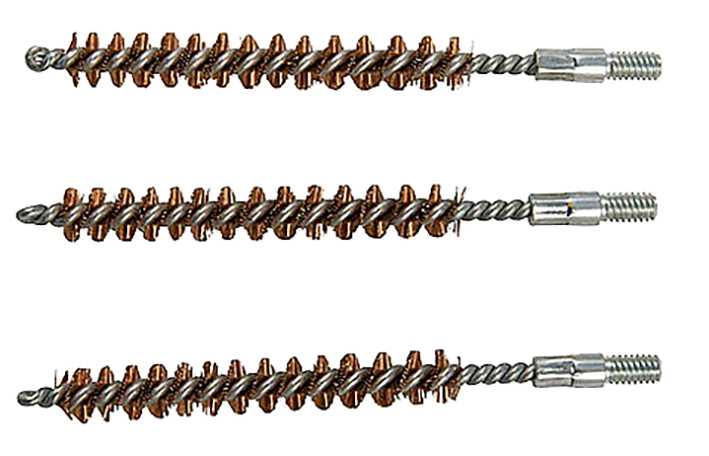 3er Pack Broncebürsten .284 Innengewinde 8-32``