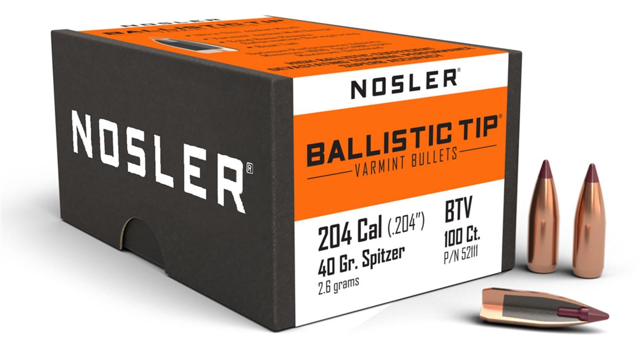 100 BALLISTIC TIP .204 40Grs Varmint