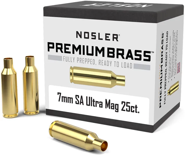 25 HÜLSEN 7mm Rem SAUM Messinghülsen