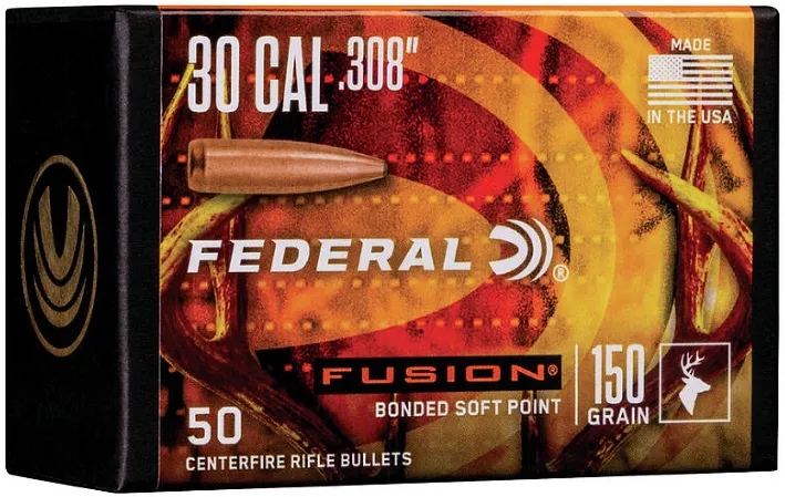 50 Federal .308 150grs Fusion Rifle Geschosse