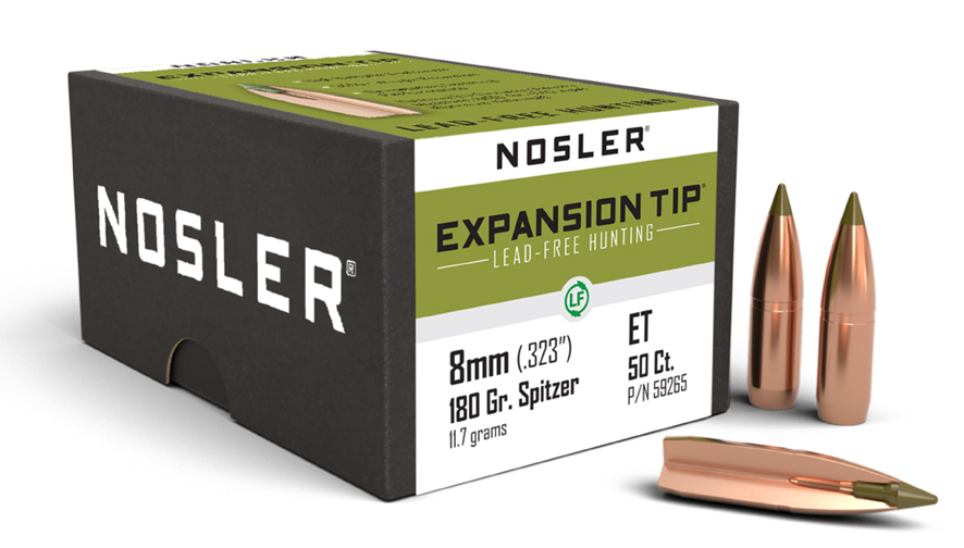 50 NOSLER E-TIP 8mm S-180 bleifrei