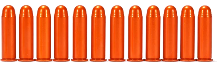 KAL. .38 SPEC. 12 Stück Orange PUFFERPATRONEN Bulk Pack Puffer + Exerzierpatronen