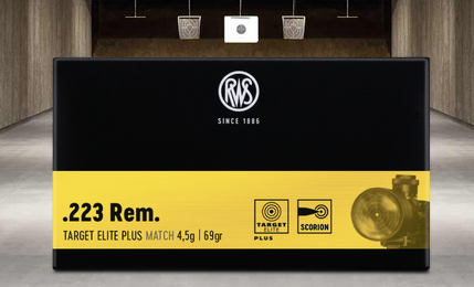 20 RWS .223 Rem Scorion 4,5g 69gr Matchpatronen HPBT