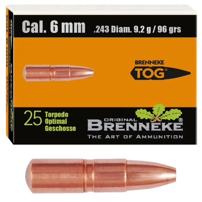 25 BRENNEKE TOG .243 6,2g 96grs