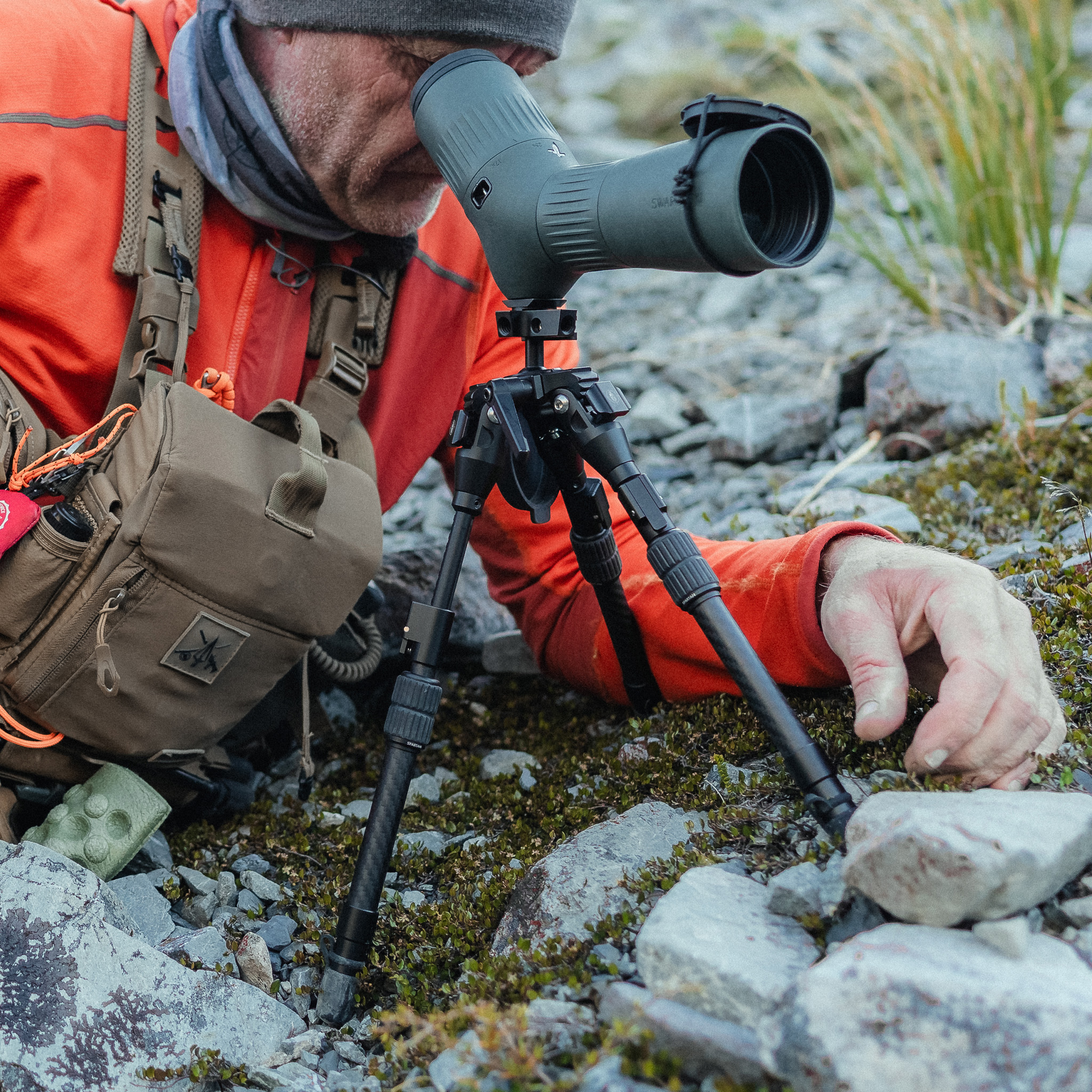 Spartan Hoplite Dreibein Spartan Spigot Zweifach ausziehbar