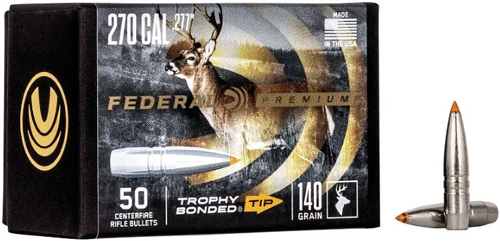 50 Federal .277 140grs Premium Trophy Geschosse