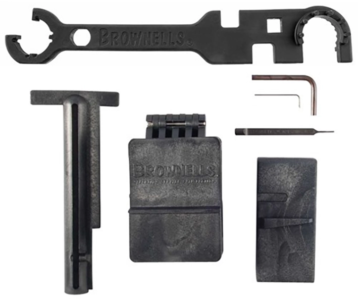BROWNELLS AR15-Werkzeugsatz mit den wichtigsten Werkzeugen Multischlüssel, Splinttreiber