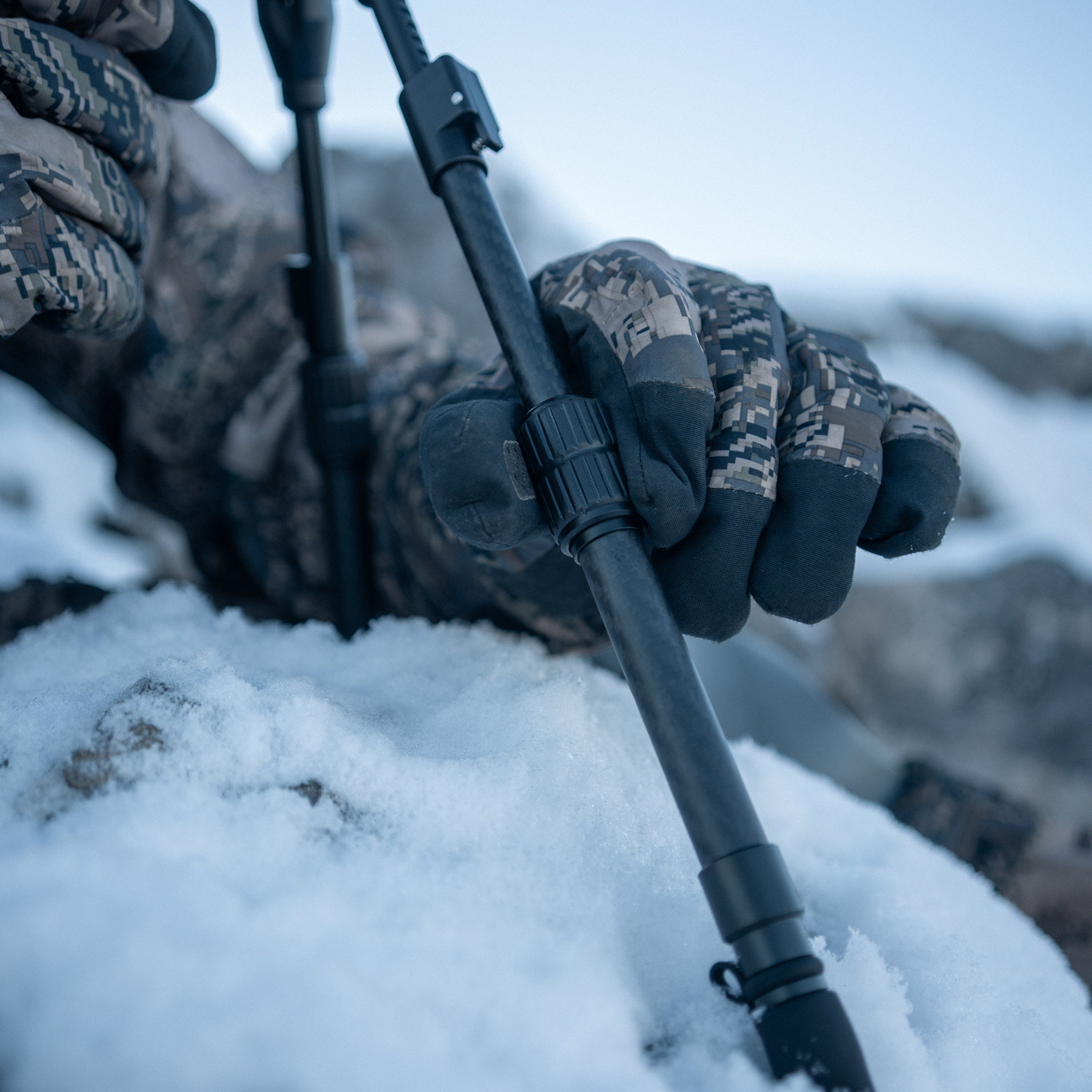 Spartan Hoplite Dreibein Spartan Spigot Zweifach ausziehbar