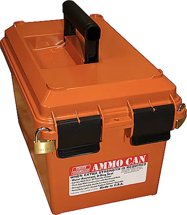 MTM AMMO CAN MUNITIONSBOX #AC35 orange, mit Scharnier H23xB22xT39cm