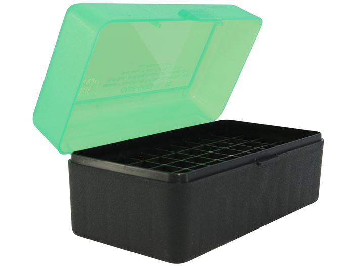 50er MTM BOX GEWEHR GRÜN FÜR WSM & 45-70, mit Scharnier #RMLD-50-10