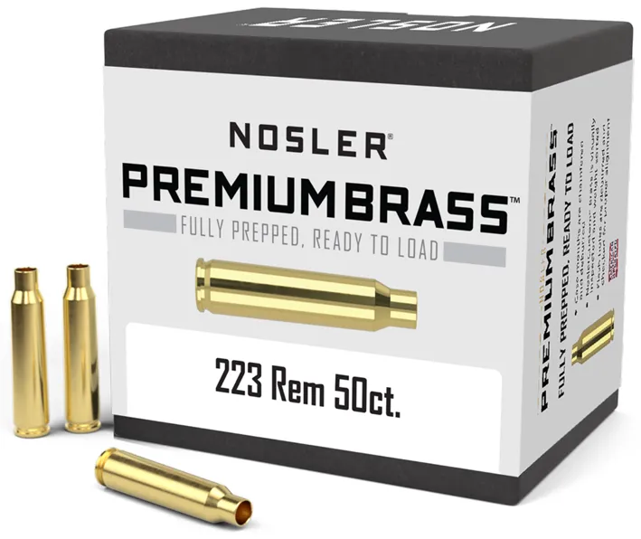 50 HÜLSEN .223 REM NOSLER Messinghülsen