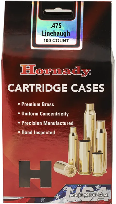 100 HÜLSEN .475 LINEBAUGH Hornady