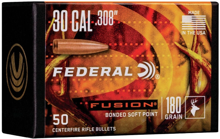 50 Federal .308 180grs Fusion Rifle Geschosse