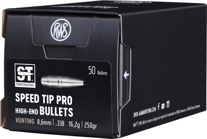 50 RWS .338  16,2g SPEED TIP GESCHOSSE               PRO
