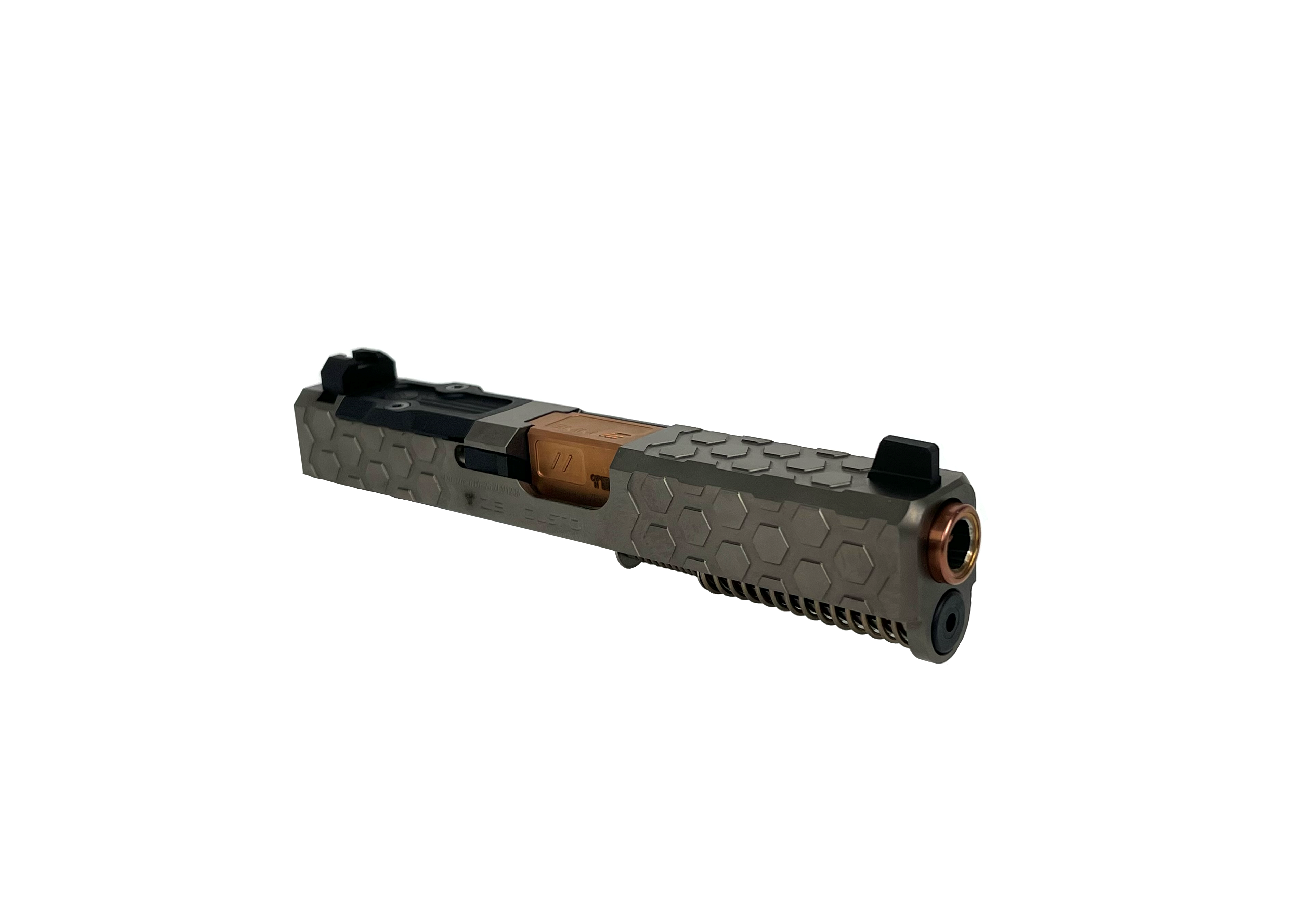 Wechselsystem ZEV Z19 G4 / G5 9mmLuger HEX grey/Bronze