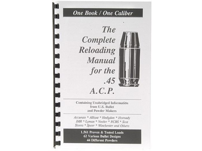 .45 ACP LOADBOOK USA auf englisch