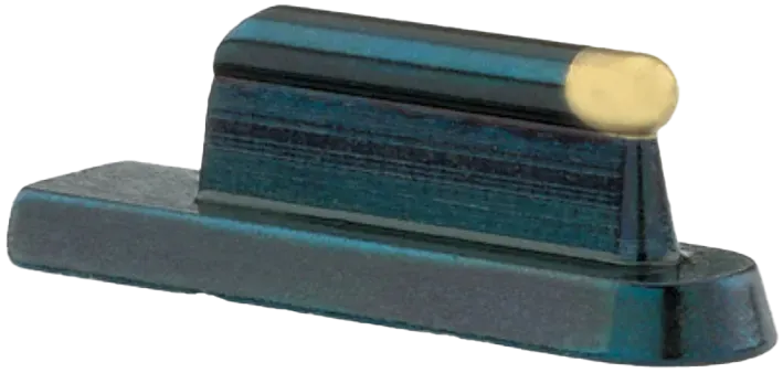 Silberperlkorn BH9 2mm mit Längsprisma, Recknagel