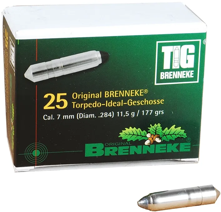 25 BRENNEKE TIG  7mm 11,5g 177grs