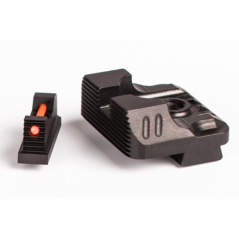 ZEV Sight Set,.215 Black Front Combat v3 Black Rear