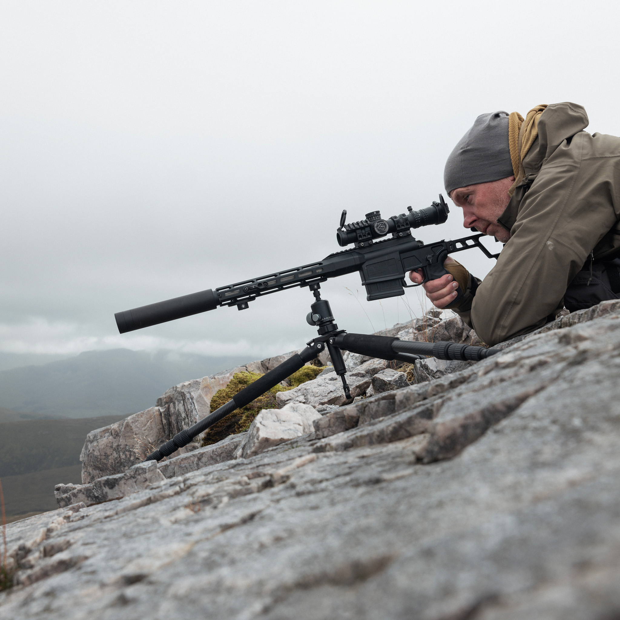 Spartan Ascent Mountain Gen 2 Dreibein - inkl. Davros Gen 2 Dreifach ausziehbar