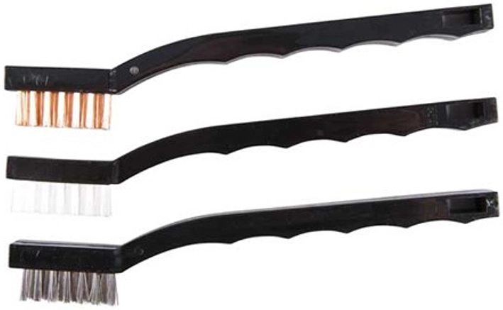 REINIGUNGSBÜRSTEN 3er PAK Nylon, Bronze, Edelstahl