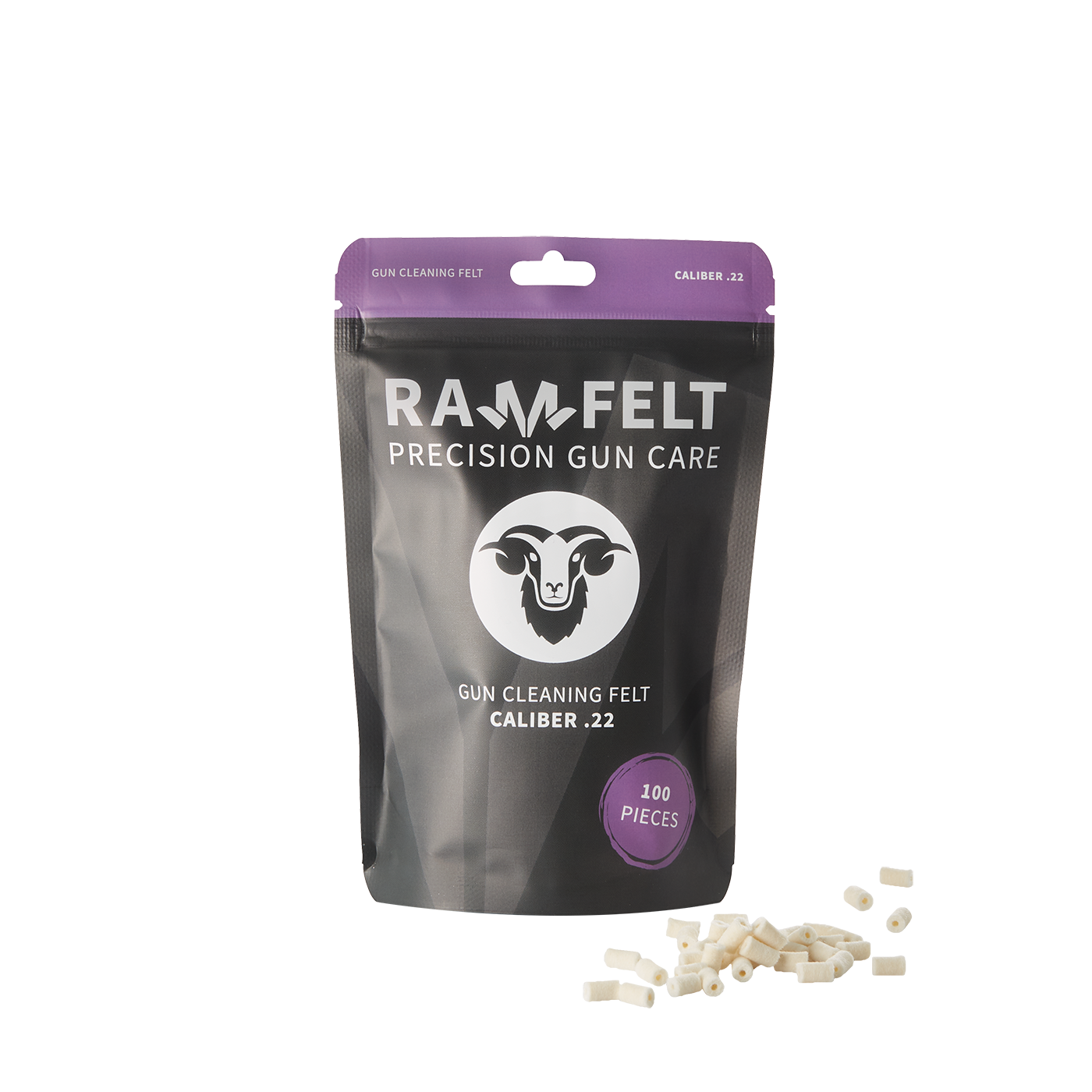 100 RAMFELT .22 Filzreiniger