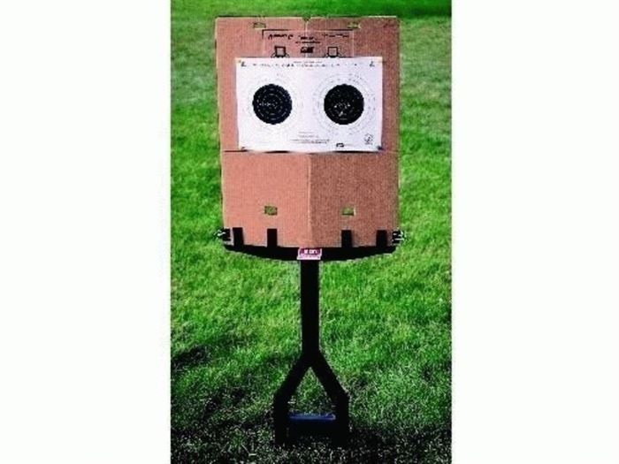 MTM ZIELSCHEIBENHALTER SCHWARZ 60cm hoch MIT DOPPELSTAND