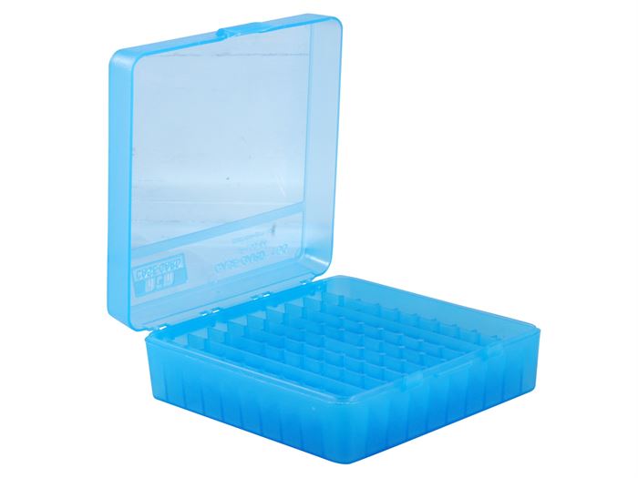 100er MTM CASE-GARD .44 MAG BL.KLAR P-100-44-24 mScharnier