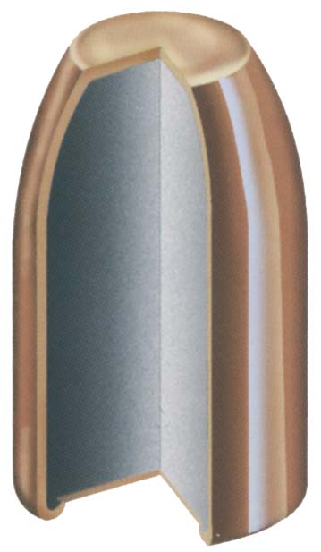 100 PARTIZAN .355 124gr TMJ Geschosse #B-297 Total Metal Jacket