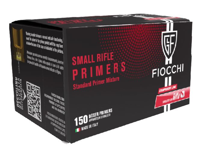 150 Fiocchi Small Rifle Zündhütchen Zetapi ( Nontox ) Zetapi = Schwermetallfrei