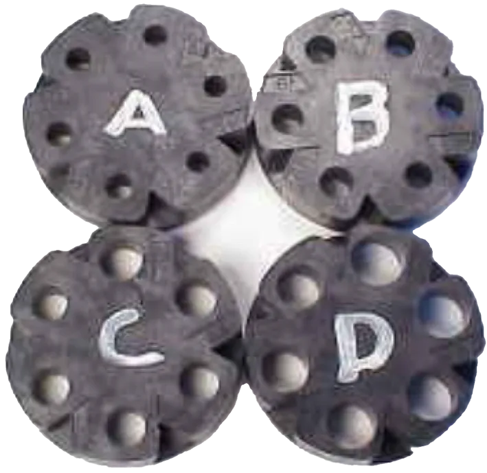 LEE DISKS #ABCD 4 STÜCK
