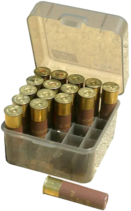 25er MTM PATRONENBOX Kal. 12 rauchkl. S25-12M-41 mScharnier