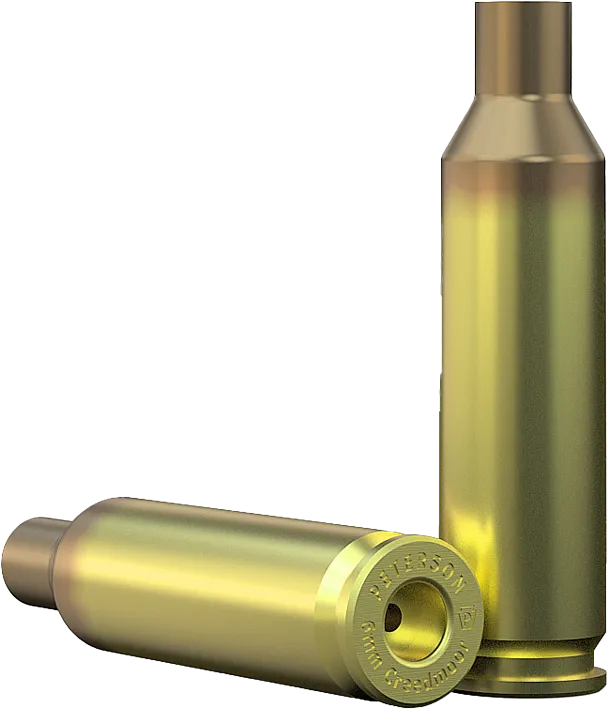 50 Peterson 6mm Creedmoor Hülsen, für kleine Zündhütchen Zündglocke für SPR Primer